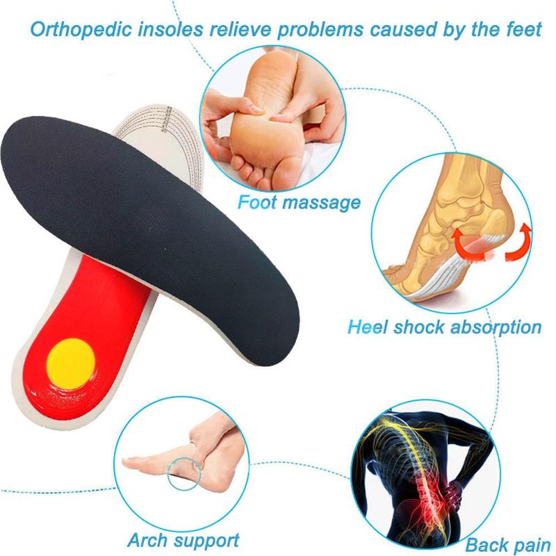 Orthopedic Insoles for Flat Foot Orthotics Gel shoes sole Insert Pad Arch Support Pad For Plantar fasciitis Feet Care man women