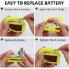 Alarm Disc Lock Disc Brake Lock Disc Lock Anti-Theft Super Waterproof 110db Alarm Sound Tape 59.6 Inch(about 150.1 cm)Reminder Cable 2 Allen Wrench