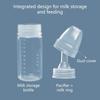 Bärbar Bröstmjölksförvaringsflaska Baby Mjölk- och Vattenflaska för Spädbarn och Växande Baby Självständighetsförpackning