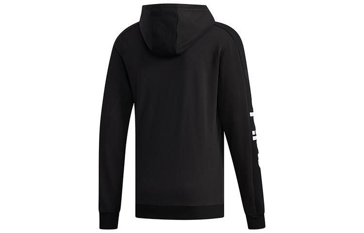 Adidas Neo Sweatshirts Men's Black Hooded Moderate Regular EI4758