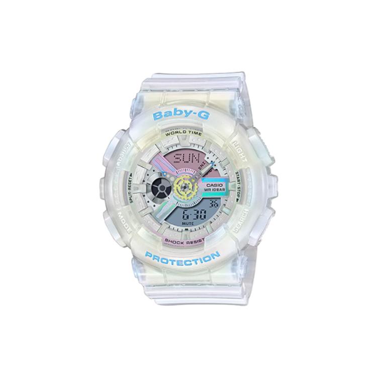 

CASIO BABY G Quartz Movement Resin Strap Watch Women s Watch Multicolor Watch Dial BA-110PL-7A2 Macaron Color Watch Dial