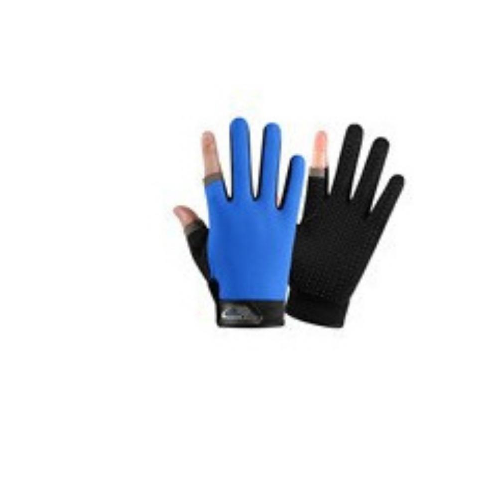 Spring and summer gloves outdoor sports cycling touch screen breathable non-slip sunscreen mesh bicycle fishing gloves
