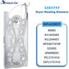 Dryer Heating Element Kit Fit for Kenmore Elite He3 Heating Element 1066002010 11067102310 11068002010 11068002011 11082822102 11082822103