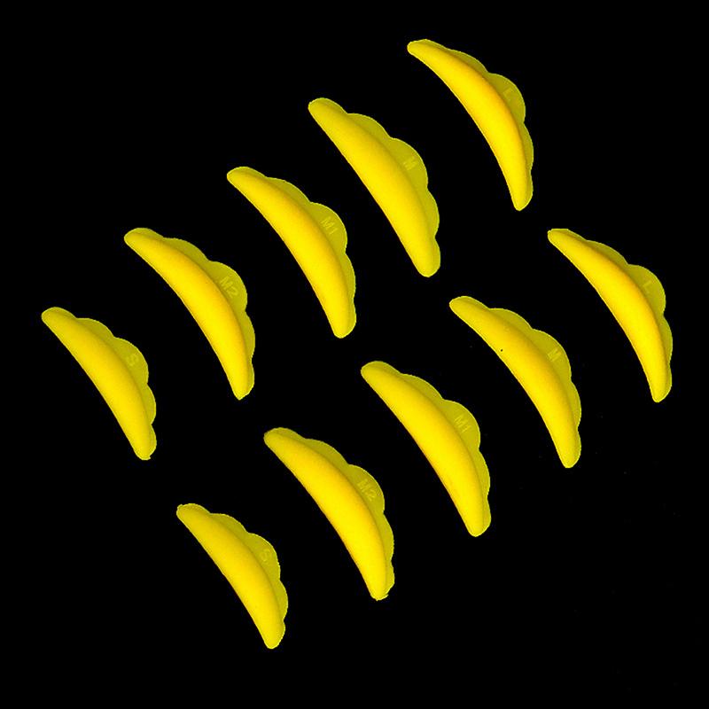 5 Pair Lash Lift Lifting Curlers Curl Silicone Shields Pads Multicolor Reusable