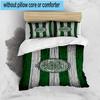 3pcs Cel-tic Football Club Crest Printed Bedding Set Duvet Cover Closure Includes 1 Duvet Cover & 2 Pillowcases Bedding Sets Home Decor Gifts