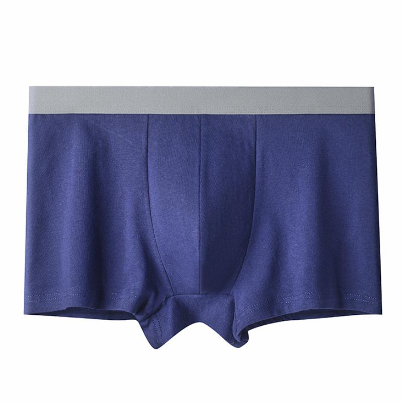 Men's Underwear Loose Mid Waist Cotton Underwear Men's Breathable Four Corner Underwear