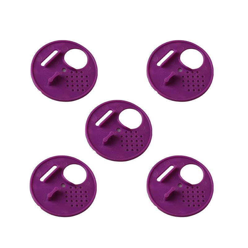 5Pcs Beekeeping Plastic Beehive Door Round Single Bee Exit Hive Vent Entrance Ventilation Gate Nest Tools Equipment Supplies