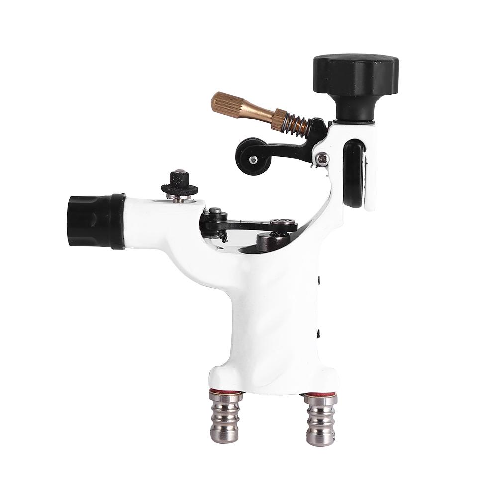 

7 цветов Модная роторная тату-машинка для лайнера и шейдера, мощный мотор, тип машинки - пистолет, RCA-шнур, инструмент для макияжа для художника White