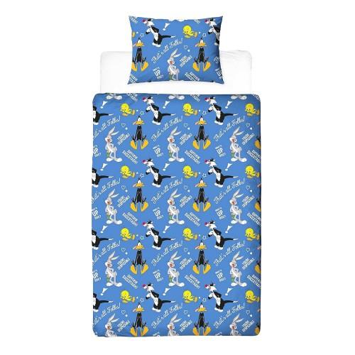Looney Tunes Thats´s All Folks Reversible Duvet Set