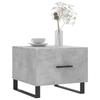 VidaXL Coffee Tables 2 Pcs Concrete Grey 50x50x40 Cm Engineered Wood 829453