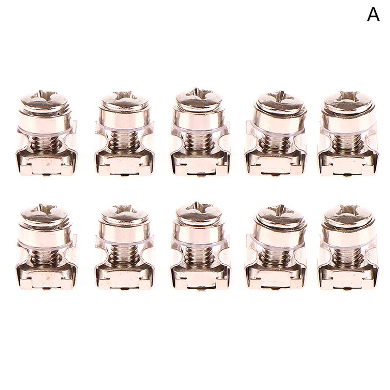 

10 шт. M6 X 16 мм гайки-клетки для монтажа в стойку, винты и шайбы для серверного шкафа для монтажа в стойку, полок для серверов для монтажа в стойку, маршрутизаторов