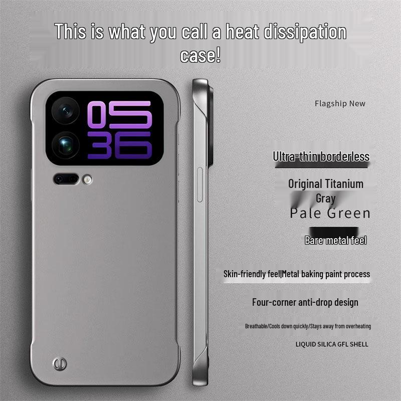 Custodia per Telefono con Supporto Rotante Magnetico per Xiaomi 17 Pro Max - Design Premium Senza Bordi per Uomo