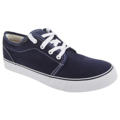 Mens 4 Eye Padded Canvas Deck Shoes