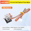 FM-PS2216 Inline Optical Flow Sensor Hall Effect Liquid Flow Meter for Coffee Maker Aroma Machine Washing Use