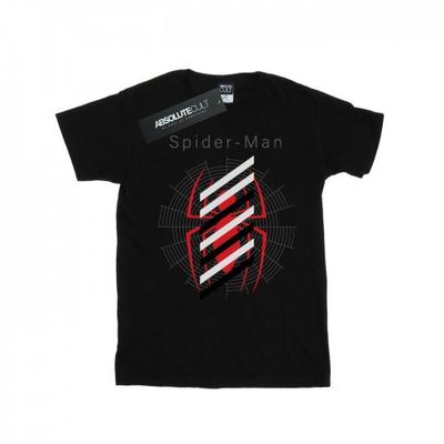 Herren-T-Shirt mit Spider-Man-Logo und Streifen
