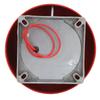 CB 6B Fire Alarm Bell 150mm 95dB Red Industrial Building Elevator Alarm Bell AC220V 60mA