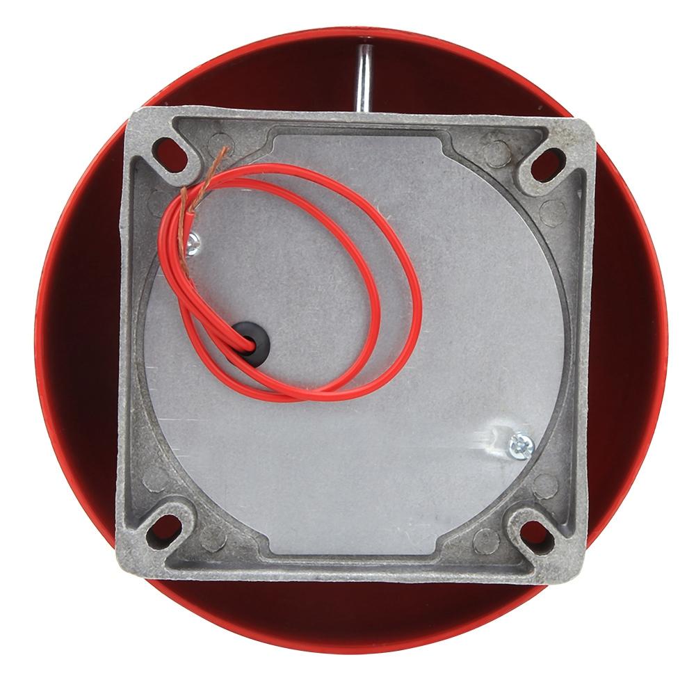 CB 6B Fire Alarm Bell 150mm 95dB Red Industrial Building Elevator Alarm Bell AC220V 60mA