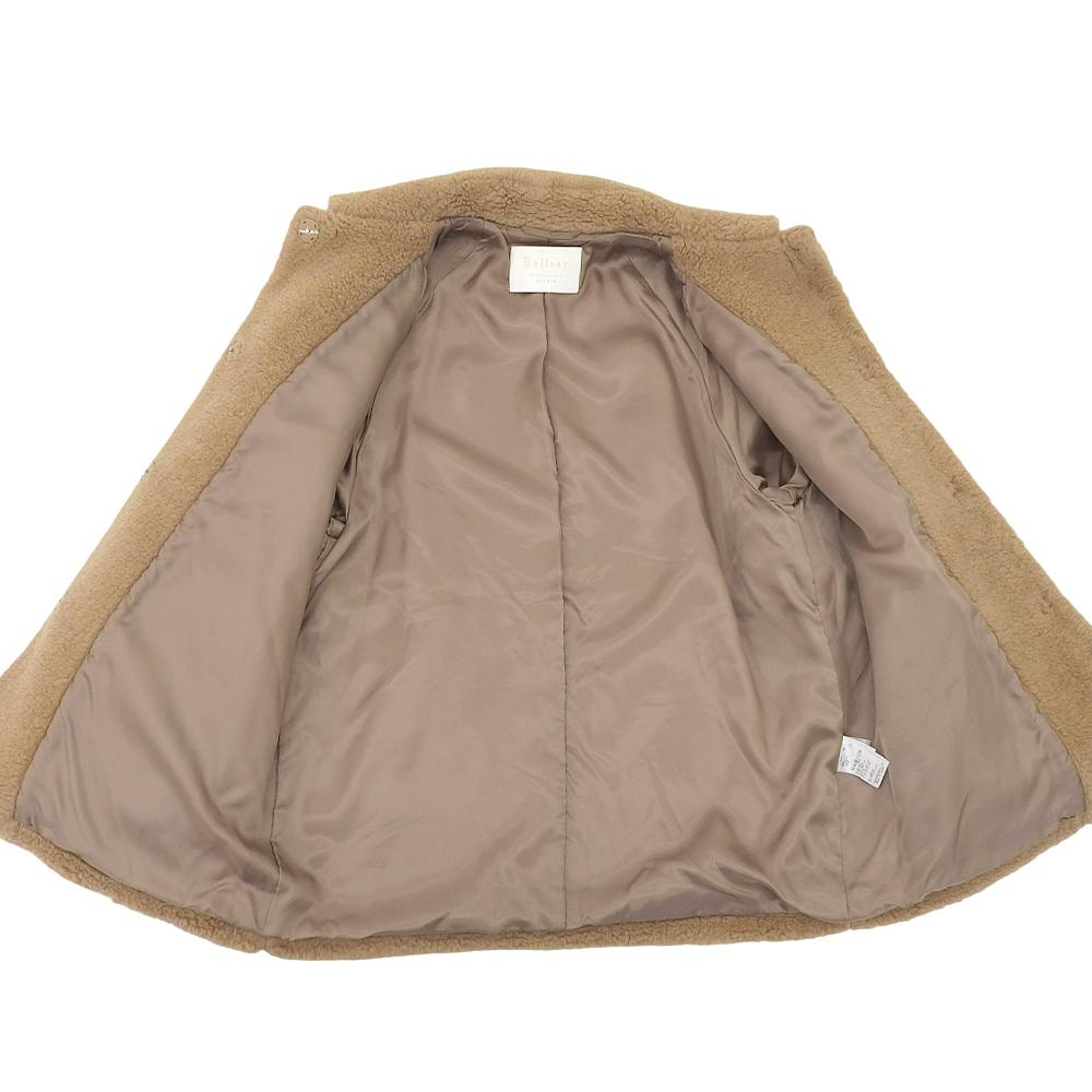 BALLSEY Soutien wool boa collar coat, women's, brown, size 36 coat 36 BrownUsed