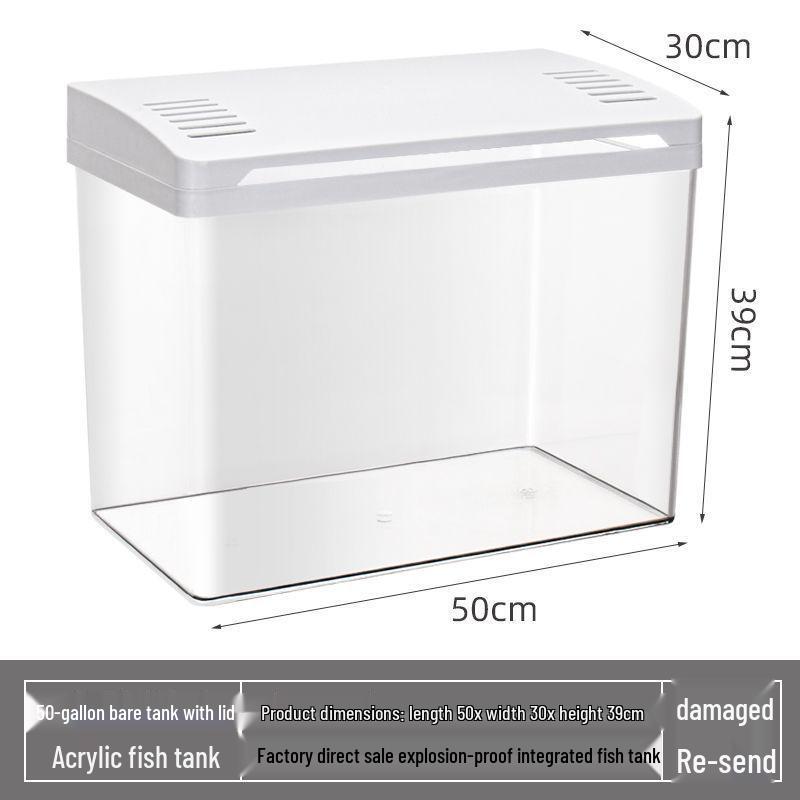 Acrylic High-Definition Fish and Turtle Tank for Living Room 