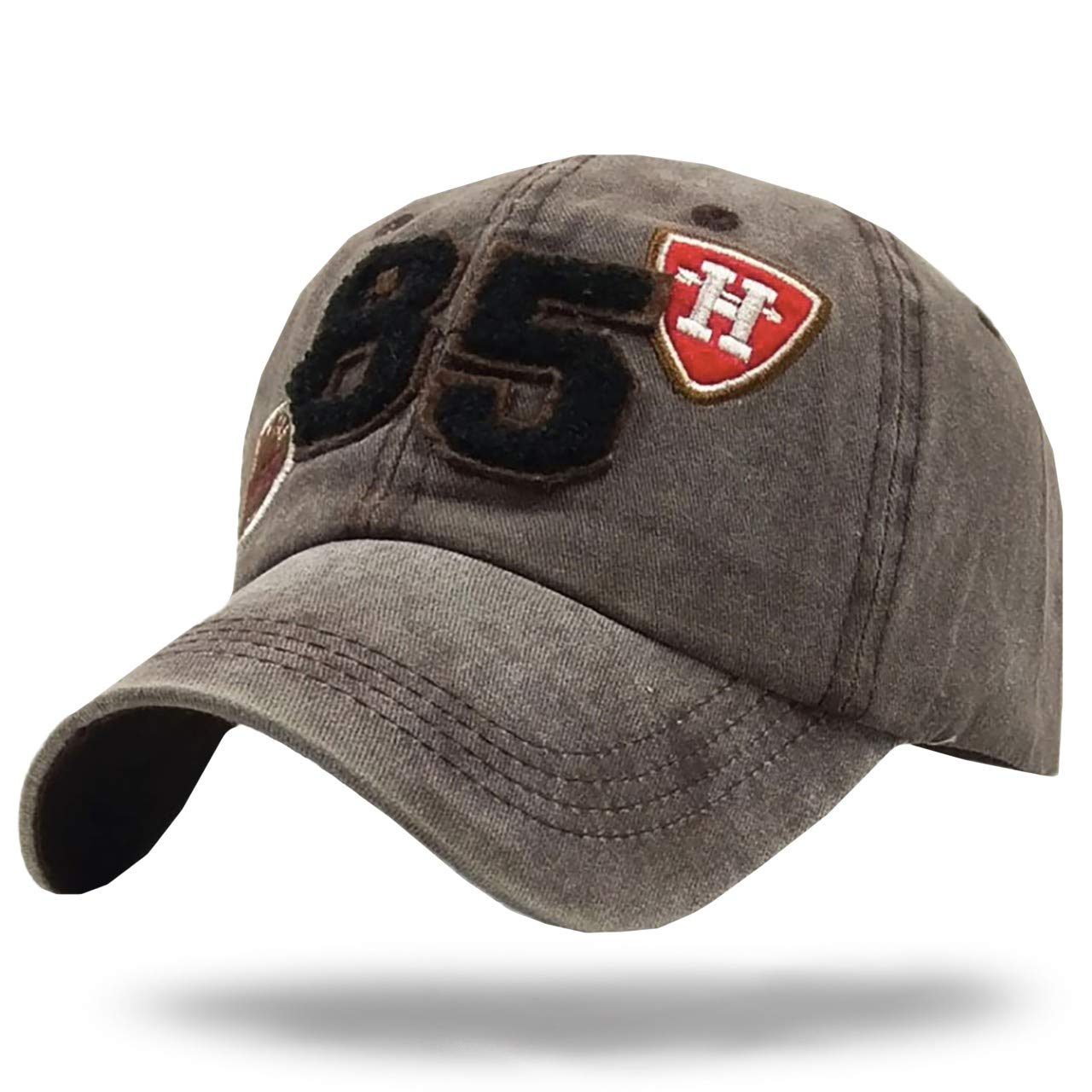 

БЕЛАЯ КЛЫК Шапка с логотипом Кепка Нумерация Патч Стильная Крутая Повседневная CA188 Мужская (05 Коричневый)