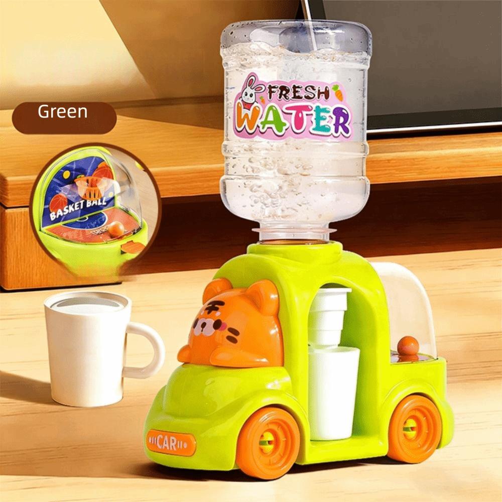Cute Drinking Fountain Toy Dual Water Dispenser Simulation Kitchen Toys Indoor Play