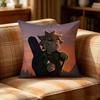 CCartoon MMetal Family Pillow Case Pattern Printed Pillowcase For Living Room Sofa Cushion Cover