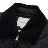 HAZZYS Women's Diamond Quilted Contrast Collar Short Padded Jacket