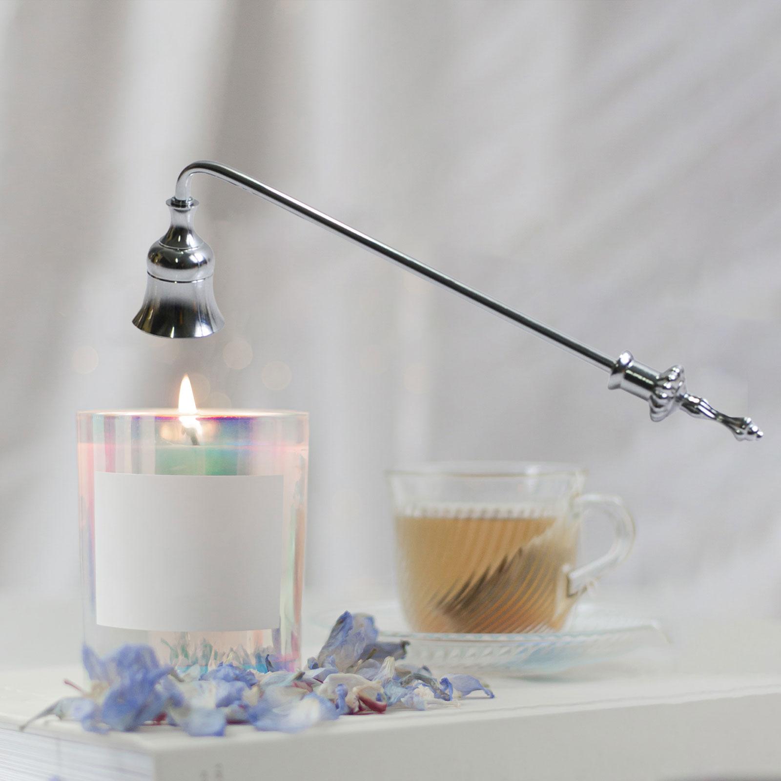 

Инструмент для тушения свечей Гаситель свечей Металлический материал Декоративный 9 дюймов длиной для любителей свечей Многофункциональные аксессуары