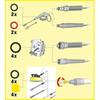 Düsene O-Ring Düsen O-Ring Dichtung Rote/Schwarze Unterlegscheibe Für Karcher Für Karcher K1-K7 Dichtungssatz Ersatzteile-Set Outdoor