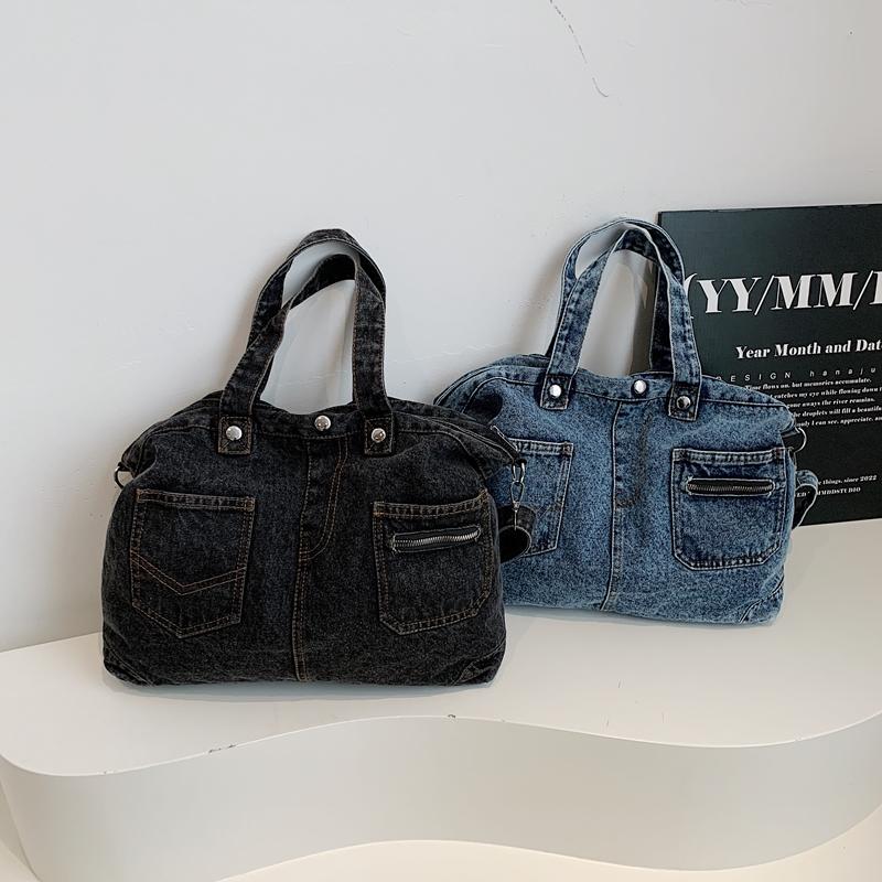 Vintage Denim Crossbody Bag Women's Handbag Shoulder Tote Bag