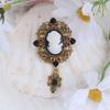 1pcVintage Victorian Women's Exquisite Brooch, Pin Jewelry - Retro Elegant, Fashionable, Unique Design, for Scarves/Jackets/Bags