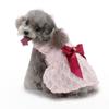 25 years old new sweetheart princess dress cross-border pet teddy dog cat bow gauze dress evening dress