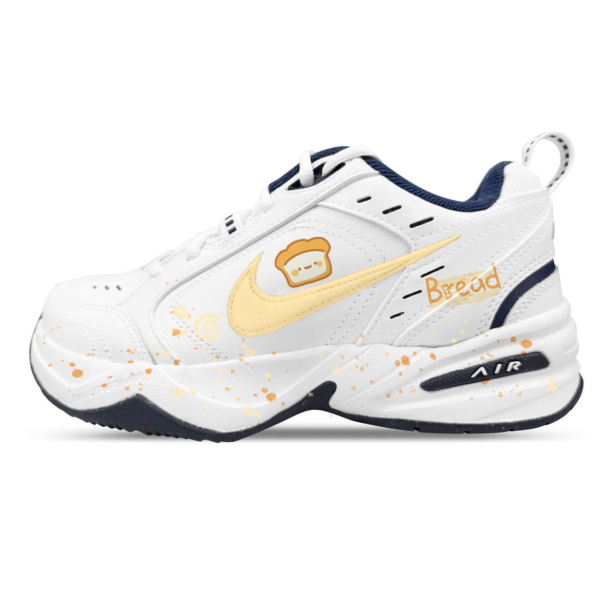 

Nike Air Monarch 4 Textile, Leather Low top Chunky Sneakers Unisex 415445-102(Team1298-) 44
