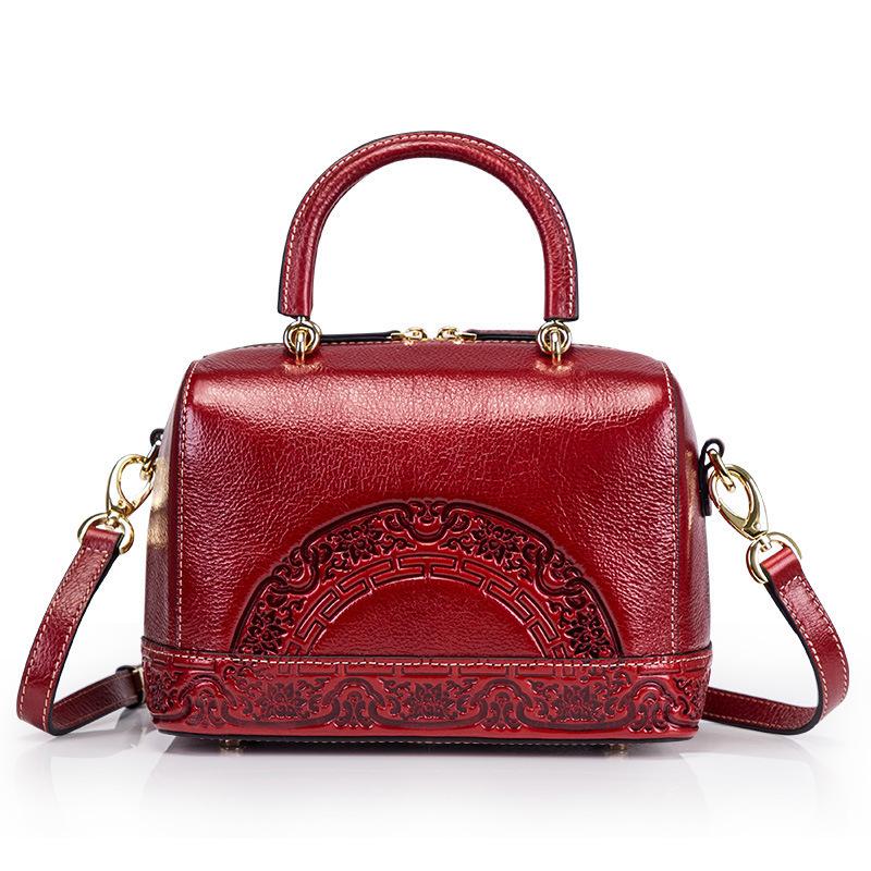 

Женская сумка модная весенняя трендовая универсальная женская сумка кожаная повседневная сумка-мессенджер из коровьей кожи с тиснением