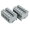 20pcs Terminal Block Rail Type 125A 800V Powerful Conductivity Ground Terminals for Electrical Wire