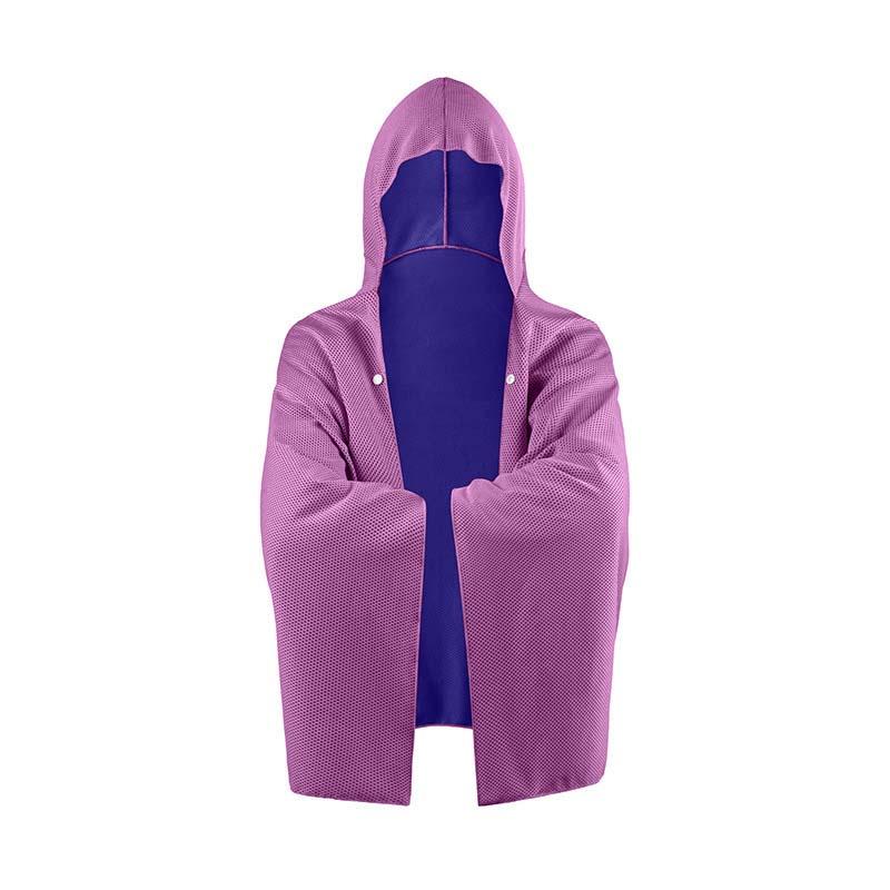 

Быстросохнущее охлаждающее полотенце для мужчин и женщин с защитой от ультрафиолета, супервпитывающие полотенца для шеи, идеально подходит для занятий спортом, кемпинга, летней защиты от солнца, мягкое банное полотенце 60cmx140cm фиолетовый