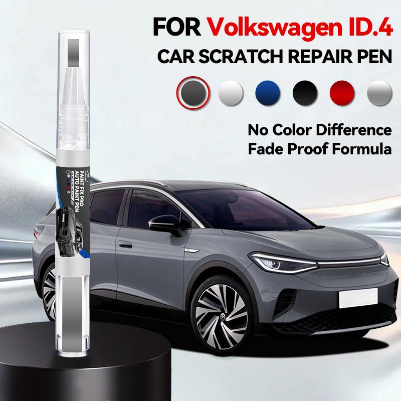 Für Volkswagen ID.4 2020-2025 BDA Lackreparatur-Pinsel Ausbesserungs-Kratzerentferner DIY Autozubehör Schwarz Weiß Grau Blau Silber
