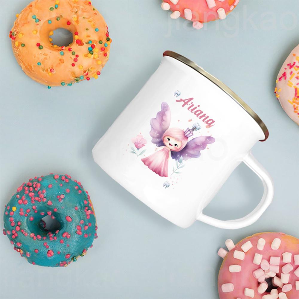 Personalized Mug Kids Hot Chocolate Custom Name Mug for Boys Kids Handle Mugs Boys Girls Birthday Favors Gift Child Shower Gifts