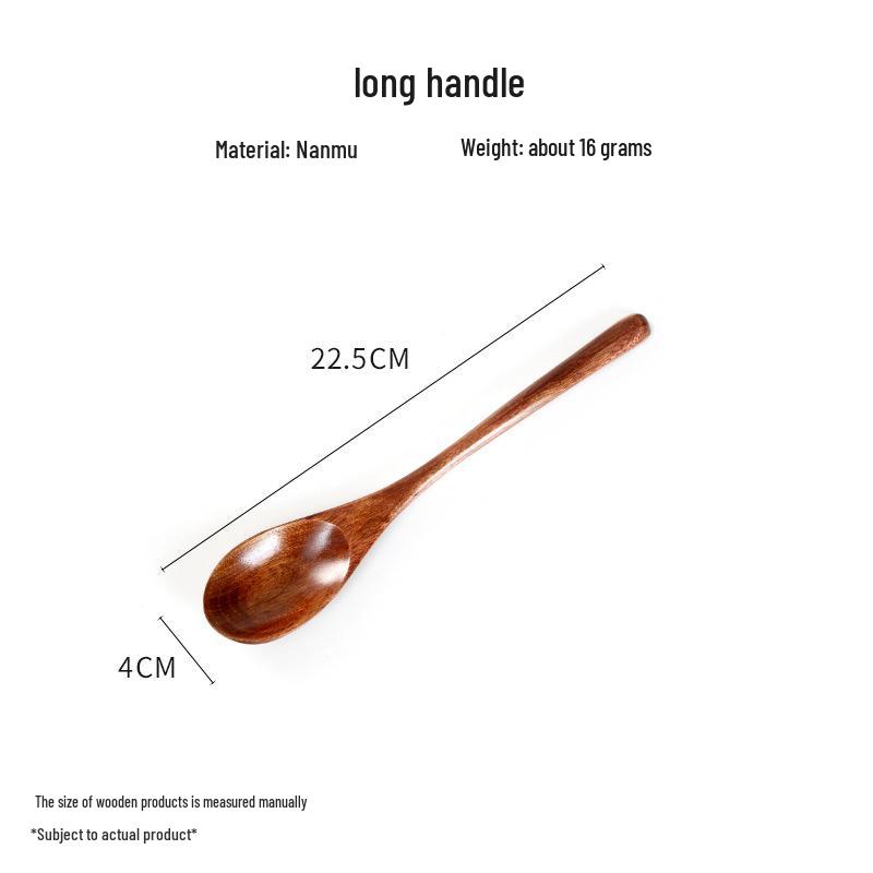 Wooden Cutlery Set: Spoon, Fork & Chopsticks with Travel Pouch