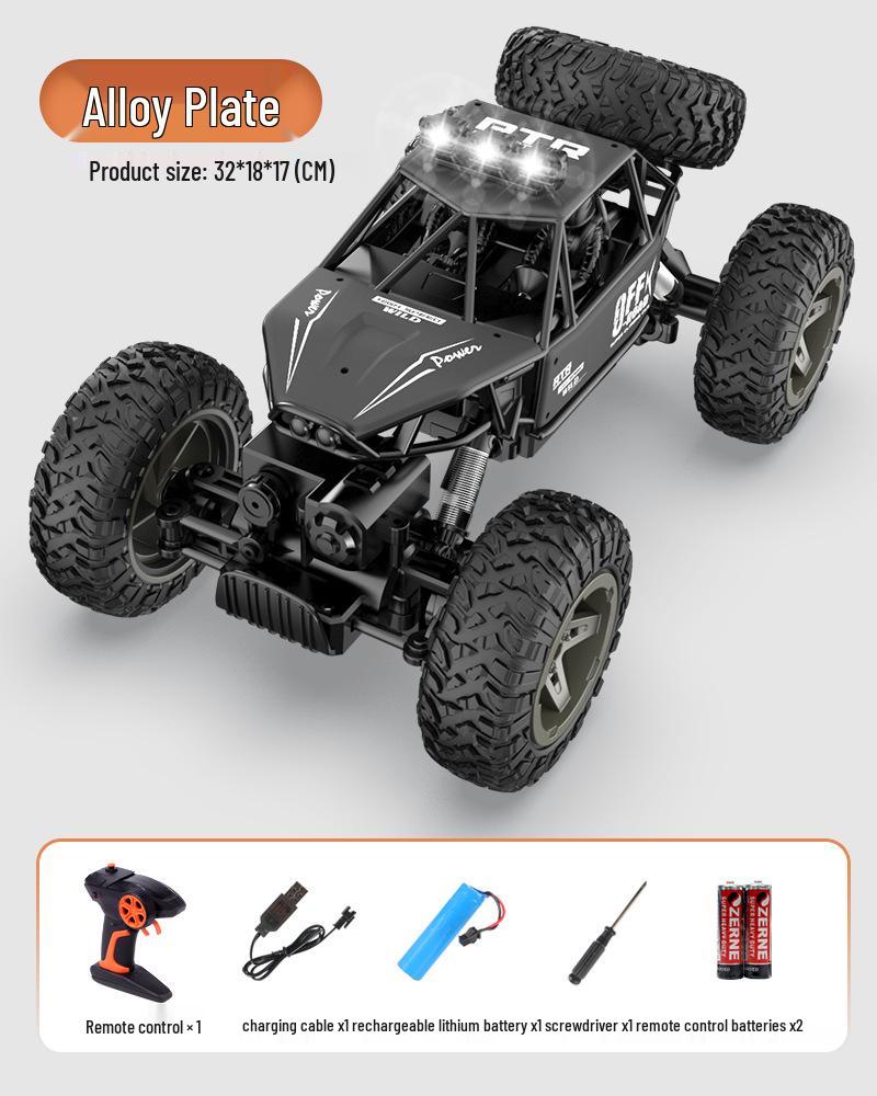 

Высокоскоростной сплавной внедорожник с дистанционным управлением: Перезаряжаемый, Управление жестами, Полный привод, Очень большой для детей Three Battery Pack - Two Spares