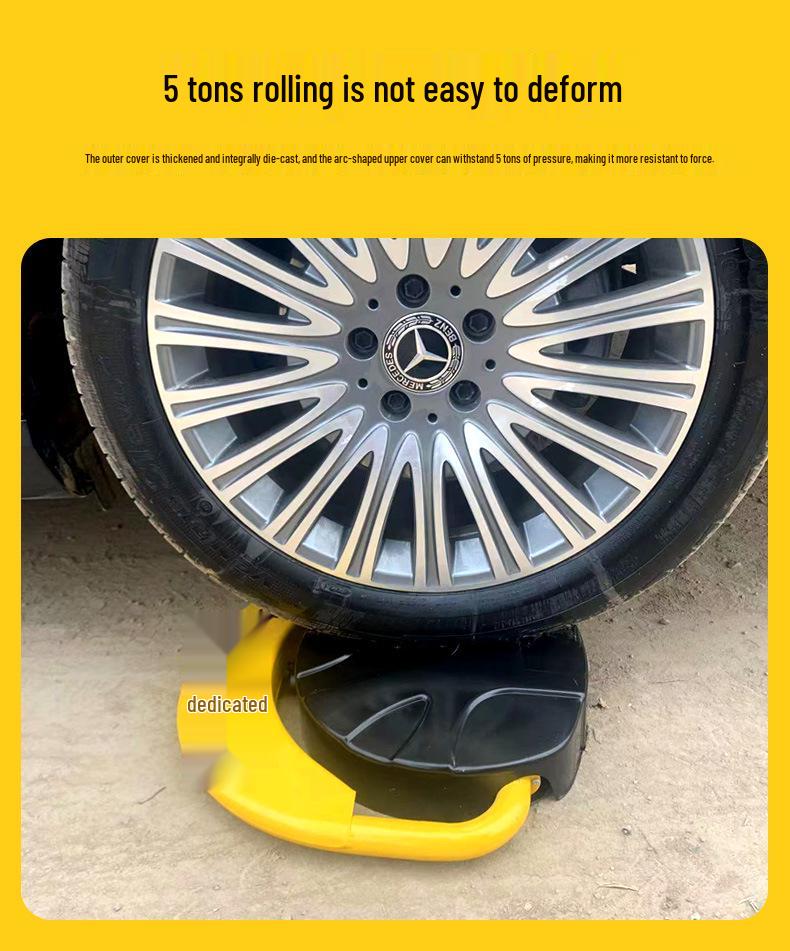Smart Waterproof Remote Control Parking Lock with Anti-Collision Sensor and Thickened Lithium Battery