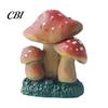 Statue Mini Resin Mushroom Figurine, Miniature Fairy Wild Garden Accessories, Little Ornament Fake for Micro Landscape Plant Pots Bonsai Decor