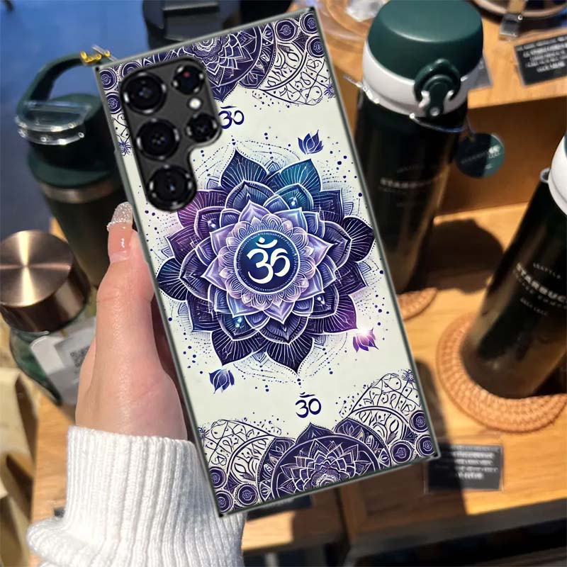 

Om Symbol Meditation and Creativity Cases Phone Case for Samsung Galaxy S26 Ultra S25 Edge S24 S23 FE S21 Plus S20 S22 S10 Cover Samsung S23