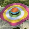 Women's Hats Summer Beach Big Brim Straw Seaside Sun Hat Foldable Travel Panama Sun Protection Felt Hat UPF 50+ Sun Hat