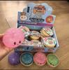 Novelty Night Light Dumpling Squishy Mystery Luminous TPR Soft Squeeze Toy LED Mood Lamp Fidget