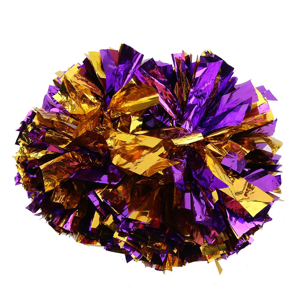 2KS Dvouhlavé roztleskávací taneční pompony Květinová koule pro sportovní zápasové doplňky