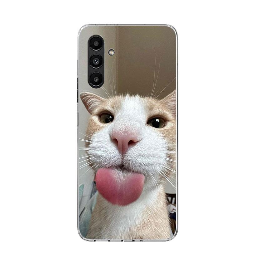 

Pet Cat Funny Memes Phone Case For Samsung Galaxy A16 A14 A15 A13 A56 A54 A55 A53 A26 A24 A25 A23 A36 A34 A35 A33 A05S A04S A03S Samsung A16