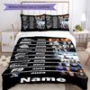 Set Biancheria da Letto Fast & Furious Personalizzato con Nome 3 Pezzi Copripiumino Chiusura Include 1 Copripiumino & 2 Federe, Morbido e Confortevole per Tutte le Stagioni.