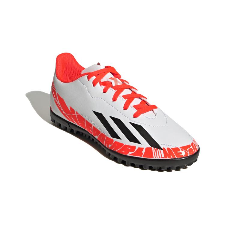 adidas X Speedportal Slip Resistant Abrasion Resistant Low Top Kids' Soccer Shoes Red White Kids' GW8402
