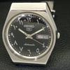 AUTOMATIC 6309A VINTAGE SEIKO 5 JAPAN MENS ARABIC BLACK DIAL WATCH A701624-5 R206c-a701624